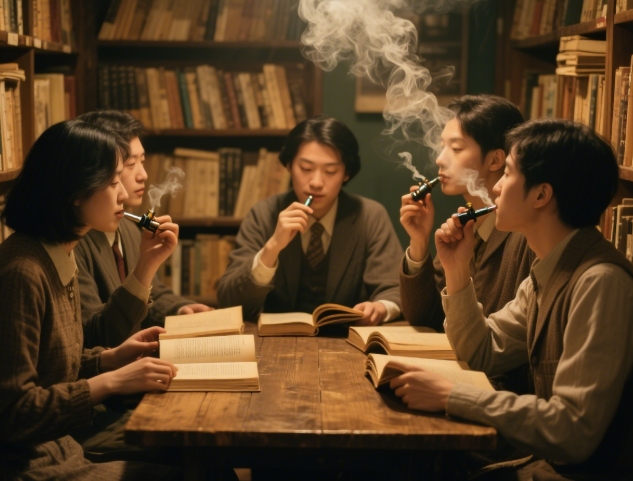 Con le sigarette elettroniche si fanno amici